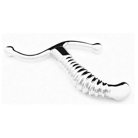 Metal Anal Masturbator Stainless Steel Butt Beads