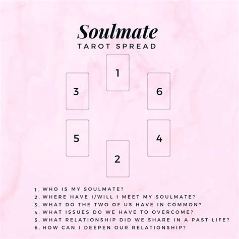 Soulmate Tarot Spread