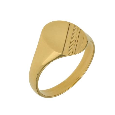 Ct Yellow Gold Signet Ring Miltons Diamonds