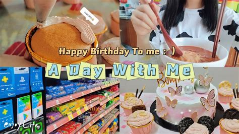 Vlog2🌷my Birthday Vlog🎂记录我的一天 庆祝生日🥳装饰🎀出门购物🛒 Youtube