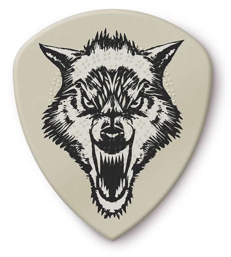 Jim Dunlop Hetfields White Fang Custom Flow Mm Plektren White