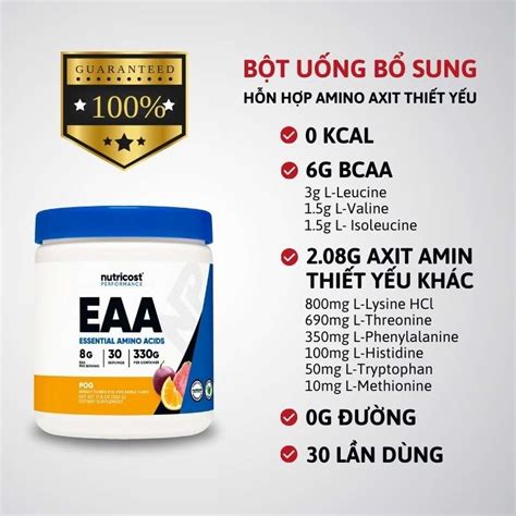 Nutricost Eaa Essential Amino Acids 30 Servings