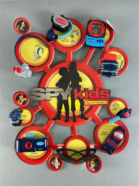 Mcdonalds Spy Kids Happy Meal Toy Display Auction