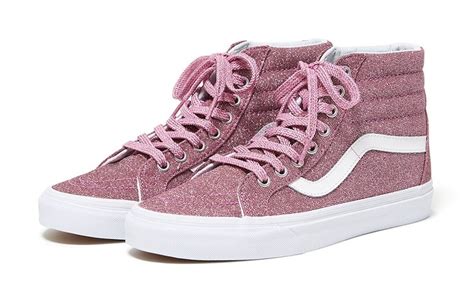 Pink Glitter Vans Sneakers Popsugar Fashion