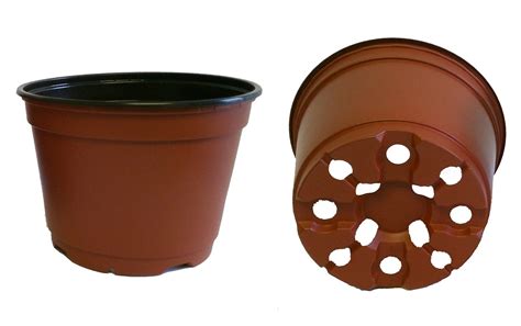 10 NEW 6 Inch TEKU Plastic Nursery Pots Azalea Style Pots ARE 6