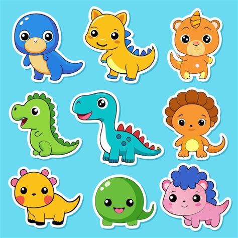 Kids Stickers Premium Ai Generated Vector