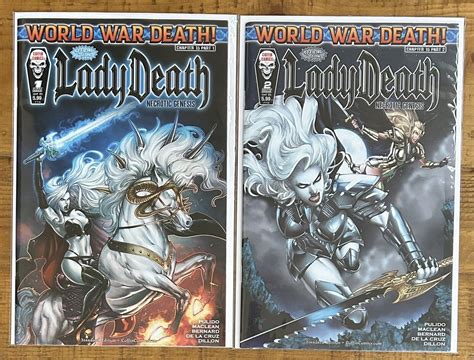 Lady Death Necrotic Genesis 12 World War Death Coffin Comics Complete