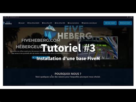 Installation d une base FiveM Meilleur Hébergeur FiveM 2024