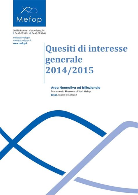 Quesiti Fondi Pensione Soci Mefop Pdf