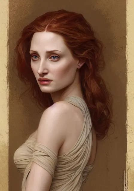 Sansa Angeline Jolie Gessica Chastain Old Mummy Stable Diffusion