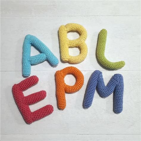 Alphabet Letters Crochet Pattern Crochet Letters Tutorial Etsy Letter Crochet Pattern