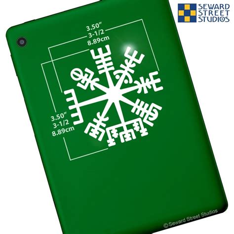 Vegvisir Decal Norse Wayfinder Symbol Laptop Sticker - Etsy