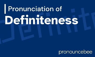 how to pronounce defined