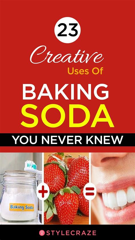 23 Creative Uses Of Baking Soda You Never Knew Baking Soda Uses Baking Soda Shampoo Baking