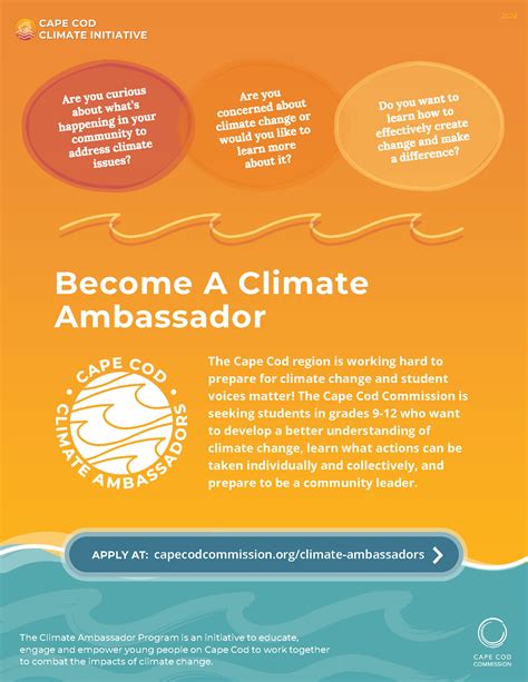 2024 Climate Ambassador Program Cape Cod Commission