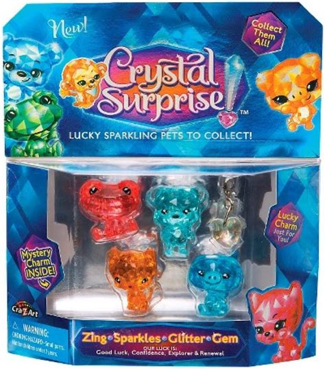 Crystal Surprise Zing Sparkles Glitter Gem Lucky Pets Figure