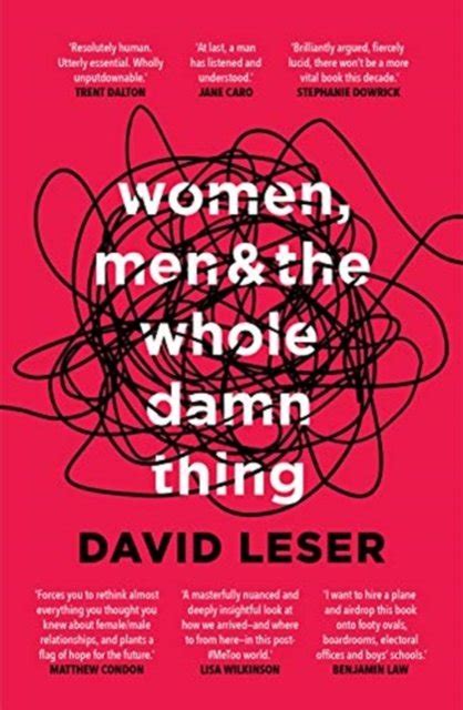 Women Men And The Whole Damn Thing David Leser Książka W Empik