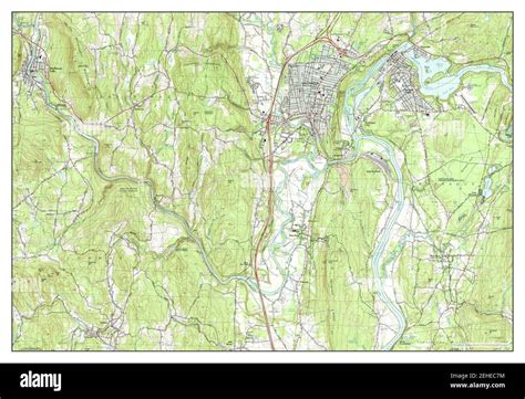 Greenfield Massachusetts Map 1990 1 25000 United States Of America By Timeless Maps Data U