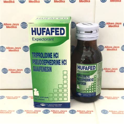 Jual Hufafed Expectorant Ml Obat Batuk Berdahak Dan Pilek Shopee