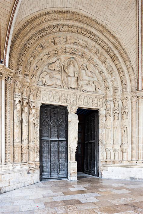 Photothèque Arnaud Frich Tympan du portail sud de la cathédrale de