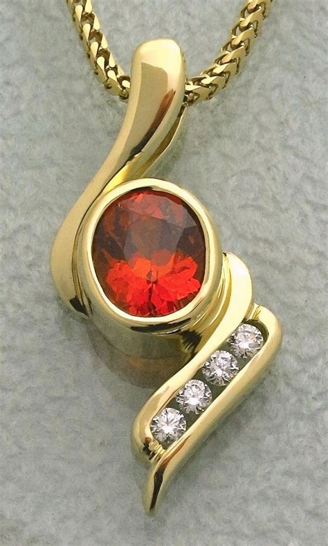 Spessartite Garnet Natural Faceted Orange International Gem Society