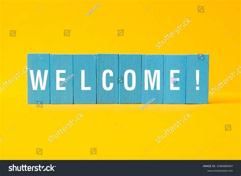 Welcome Word Concept On Cubes Text Stock Photo 2290980097 Shutterstock