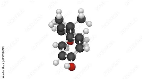 Molecular Structure Of Bisphenol A Bpa Plastic Pollutant Molecule