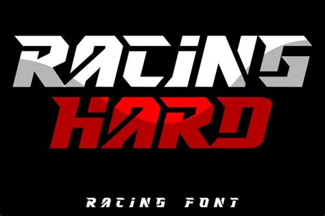 Racing Font Generator - ActionFonts.com