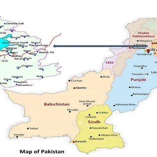 Map of the study area (Pakistan