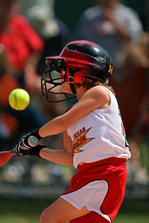 Free Images Girl Play Female Red Youth Athletic Batter