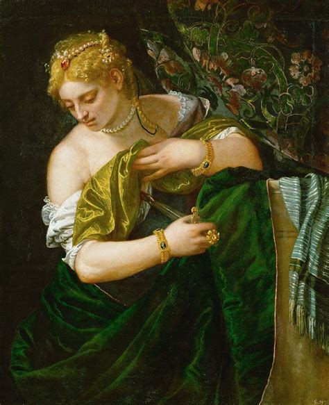 Lucretia Painting by Paolo Veronese | Pixels