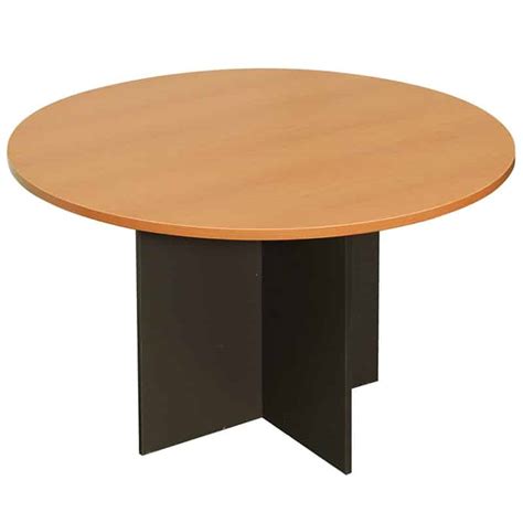 Function Round Meeting Table Beech Or Cherry Fast Office Furniture