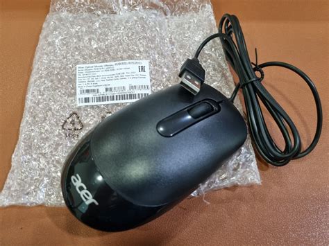 Acer Black Wired Optical Mouse Amw120 Computers And Tech Parts