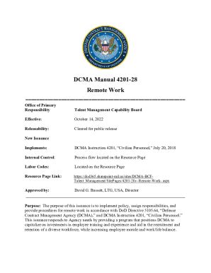 Fillable Online DCMA Manual 4201 12 Out Processing And Transfers Fax