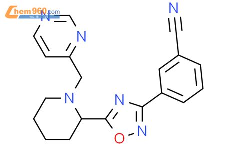 661458 85 1 Benzonitrile 3 5 1 4 Pyrimidinylmethyl 2 Piperidinyl 1