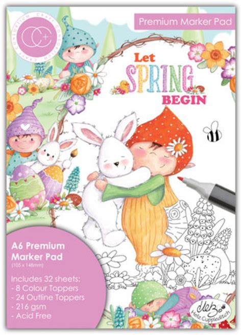 Craft Consortium Let Spring Begin A Premium Marker Pad Ccppad D