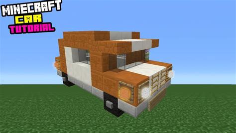 Minecraft Tutorial: How To Make A Car | Minecraft tutorial, Minecraft ...