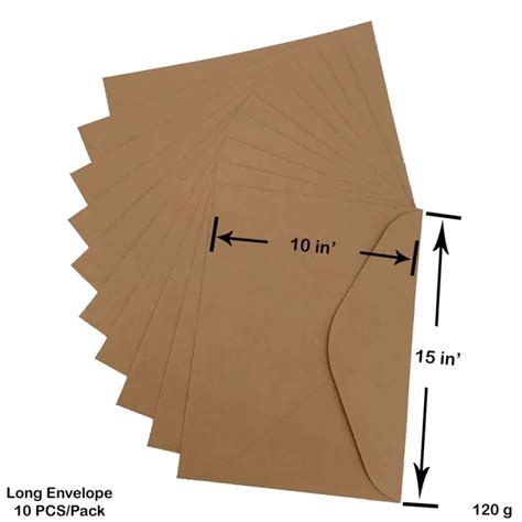 Brown Envelope Sold Per 10pcs Lazada PH