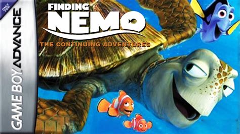 Finding Nemo The Continuing Adventures Full Gameplay Walkthrough Gba