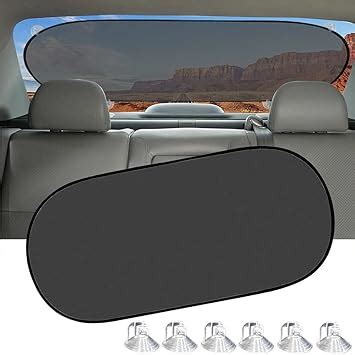 Amazon IC ICLOVER Car Sun Shade UV Protection Folding Auto Rear