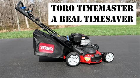 Toro Timemaster Lawnmower Setup And Review Youtube