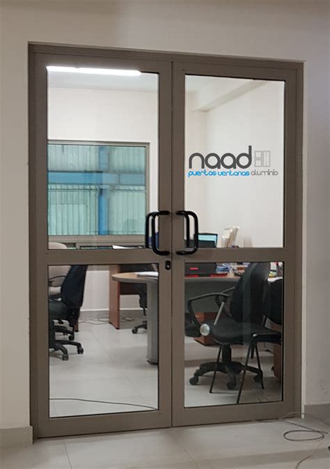 Puerta De Aluminio Doble Naad