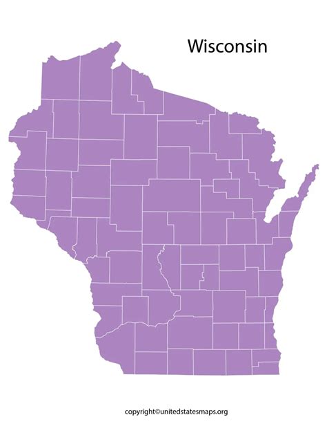 Wisconsin County Map | Map of Counties in Wisconsin