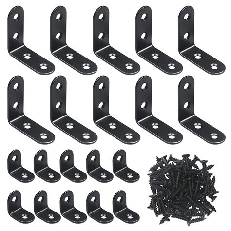 Buy Pcs Black Corner Braces Cinveed Degree Right Angle Brackets