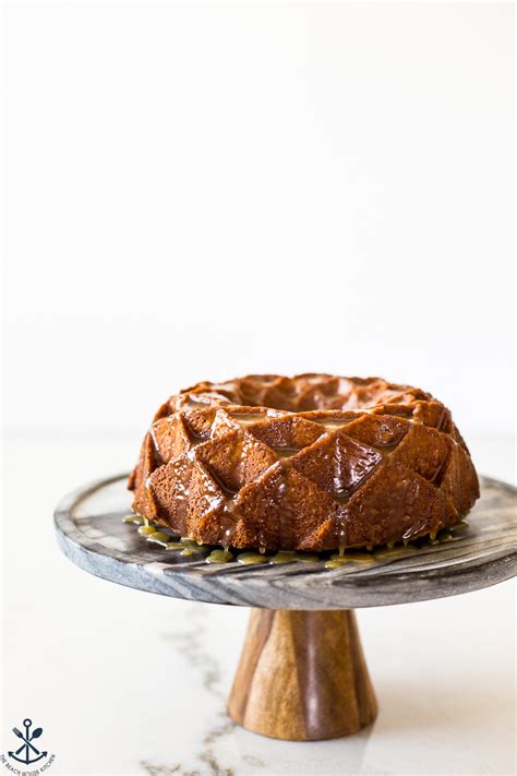 Brown Sugar Bundt Cake With Caramel Glaze The Beach House Kitchen