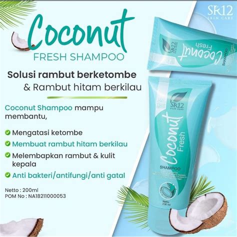 Jual COCONUT SHAMPOO SR12 ANTI KETOMBE Shopee Indonesia