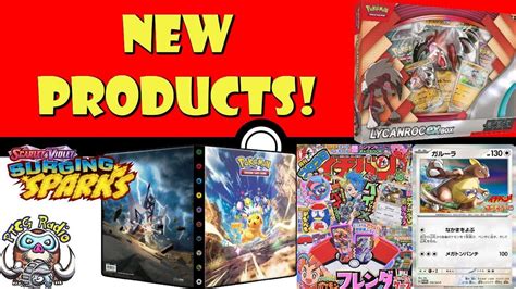 New Pokémon Tcg Products Revealed Surging Sparks New Ex Box