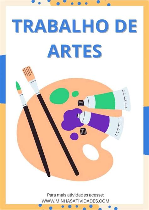 Atividades Capas De Artes Para Imprimir