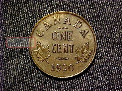 1920 Canadian Small Cent Uncirculated