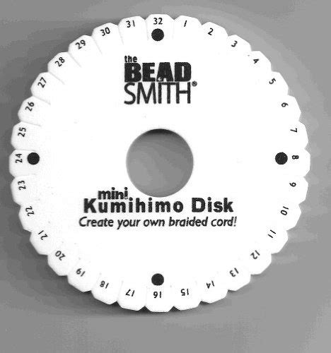 The Beadsmith Round Kumihimo Disk 4 5 Inch Diameter 3 8 Thick Dense